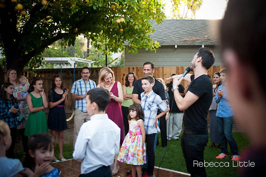 Pasadena bar mitzvah party Rebecca Little Photography
