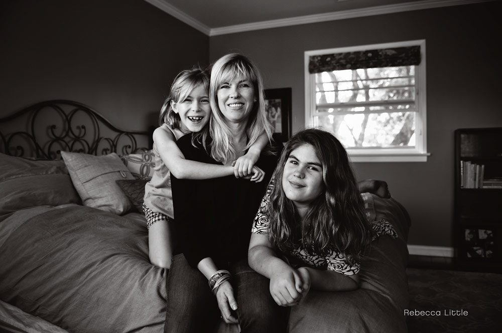 Relaxed family lifestyle photos at home Rebecca Little Photography in Pasadena
