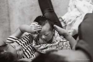 Newborn lifestyle photos at home Rebecca Little photography Sierra Madre and South Pasadena CA